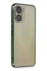 Newface Vivo Y16 Kılıf Razer Lensli Silikon - Yeşil