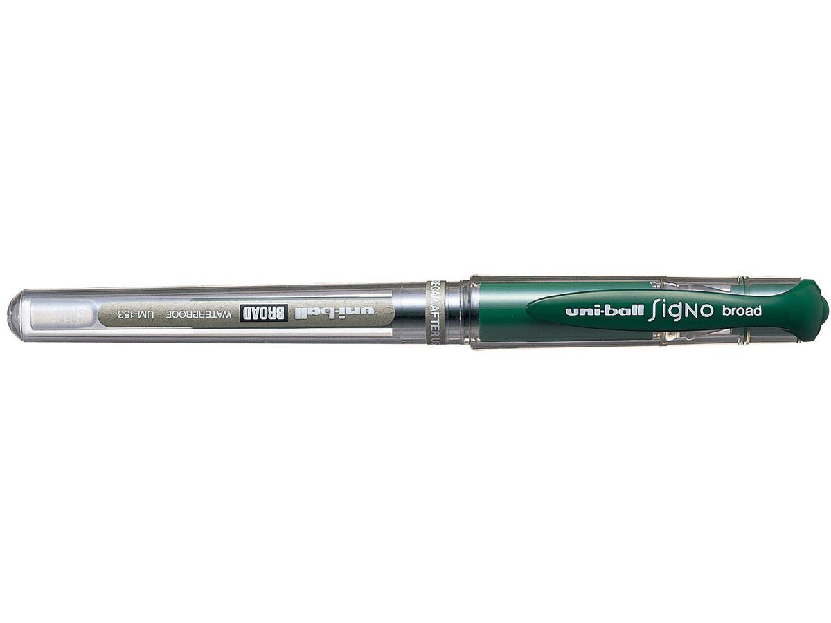 Ball UM-153 Yeşil Signo Broad 1.0mm İmza Kalemi