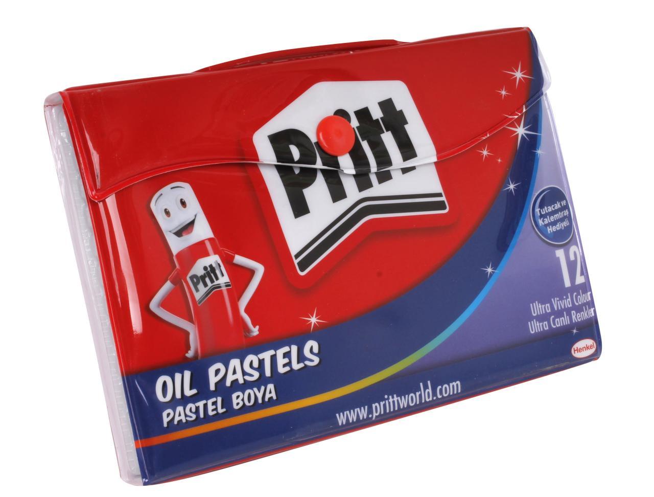 Çantalı Pastel Boya 12 Renk