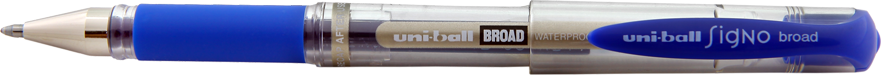 Ball UM-153 Mavi Signo Broad 1.0mm İmza Kalemi