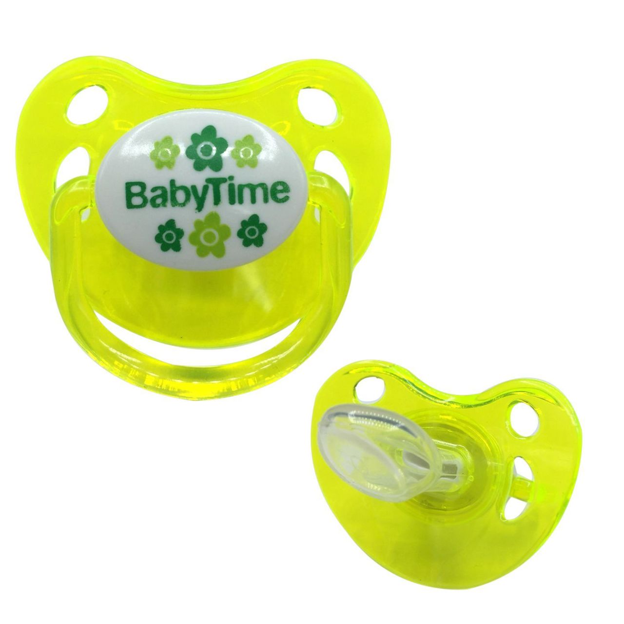 BabyTime BT133 Silikon Damaklı Emzik No 3 - Sarı