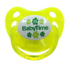 BabyTime BT133 Silikon Damaklı Emzik No 3 - Sarı
