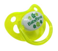 BabyTime BT133 Silikon Damaklı Emzik No 3 - Sarı