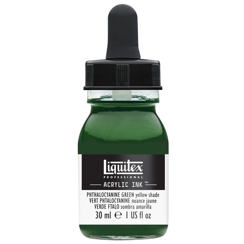 Akrilik Mürekkep 30ml - Phthalocyanine Green (Yellow Shade)
