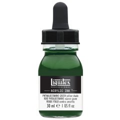 Akrilik Mürekkep 30ml - Phthalocyanine Green (Yellow Shade)