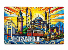 İstanbul Temalı Silikon Buzdolapı Süsü Magnet Alk5377