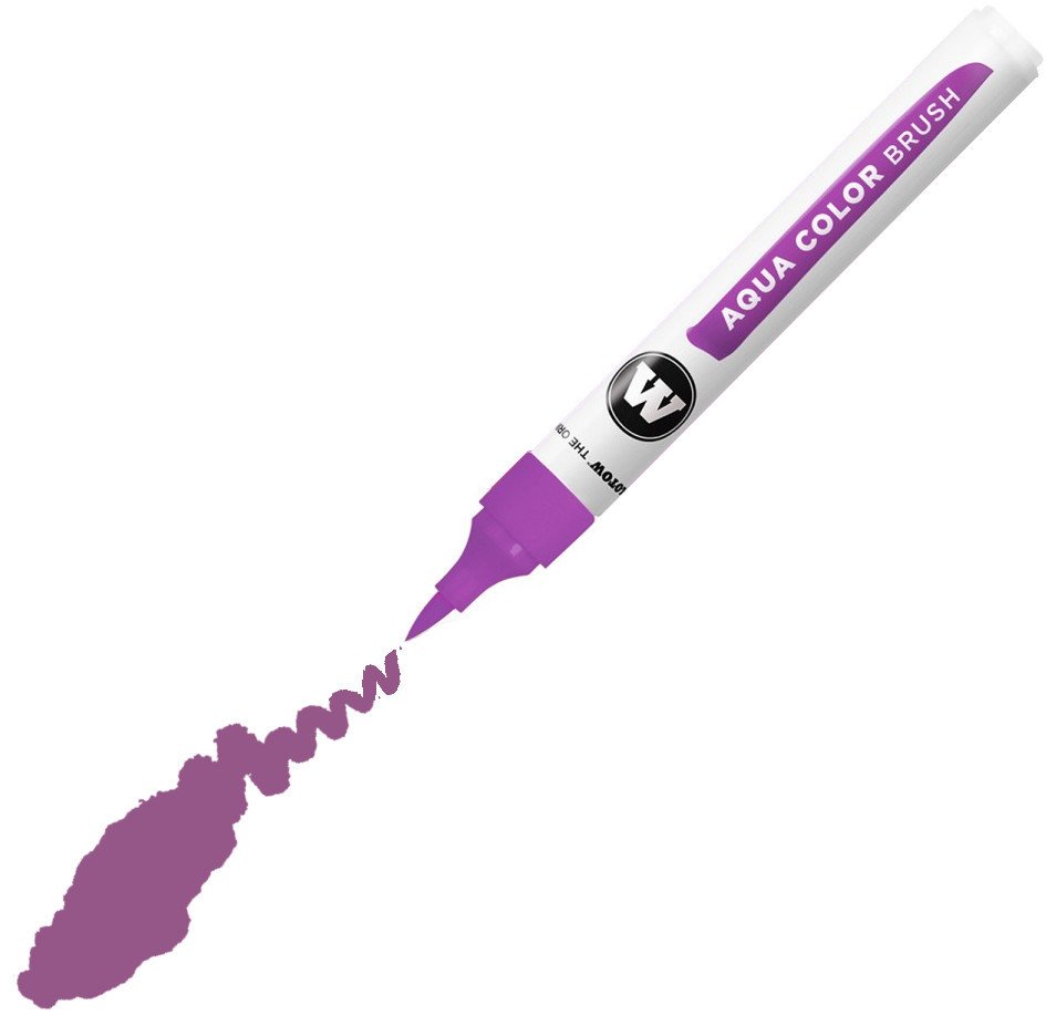 Aqua Color Brush Fırça Uçlu Kalem N:010 Purple
