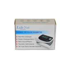 Dijital Pulse Oksimetre Parmaktan Nabız Ölçer Taşınabilir Kalp Ritim Göstergeli Oximeter YK-80A