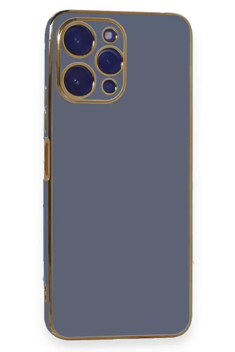 Newface Xiaomi Poco M6 Pro 5g Kılıf Volet Silikon - Mavi