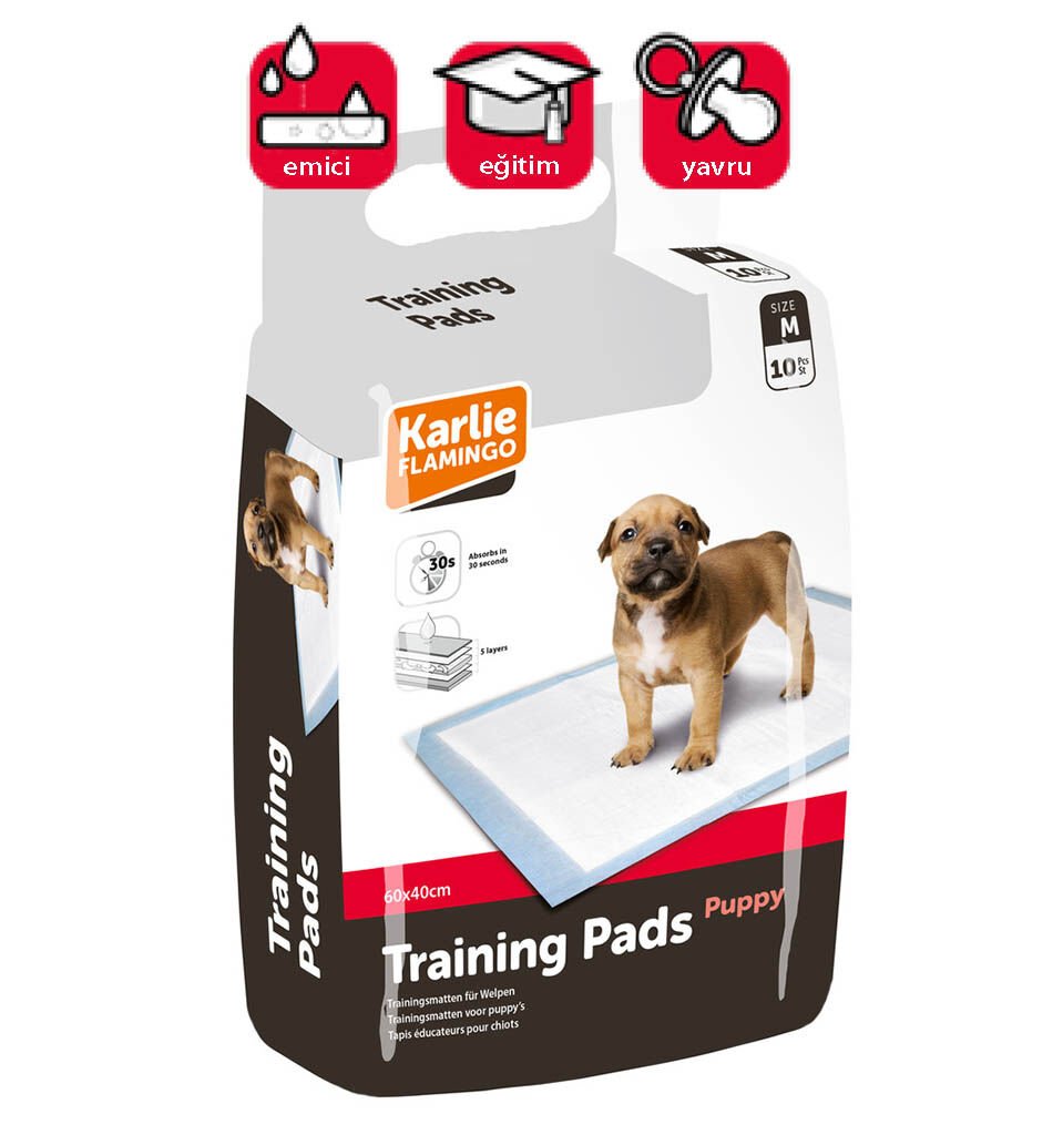 Karlie Yavru Köpek Çiş Pedi M 60X40 Cm 10Lu