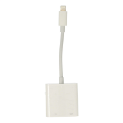 Apr22 Iphone Otg 2in1 - Beyaz