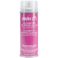 Folkart Hi-Shine Glaze Parlak Sprey Vernik, 312 g.