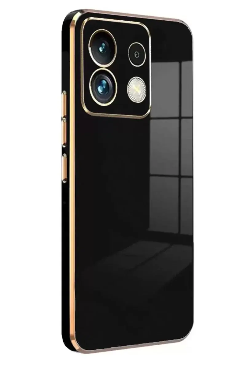Newface Xiaomi Poco M6 Pro 4g Kılıf Volet Silikon - Siyah