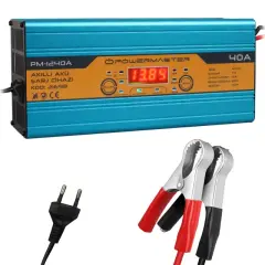 Powermaster Pm-1240a 12 Volt 40 Amper Dijital Ekranlı Akıllı Akü Şarj Cihazı