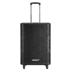 Shile Sl-7 2 El Mikrofonlu Kumandalı Usb+sd+bluetooth Seyyar Profesyonel Taşınabilir Sütun Tipi Ses Sistemi