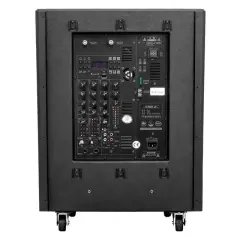 Shile Sl-7 2 El Mikrofonlu Kumandalı Usb+sd+bluetooth Seyyar Profesyonel Taşınabilir Sütun Tipi Ses Sistemi