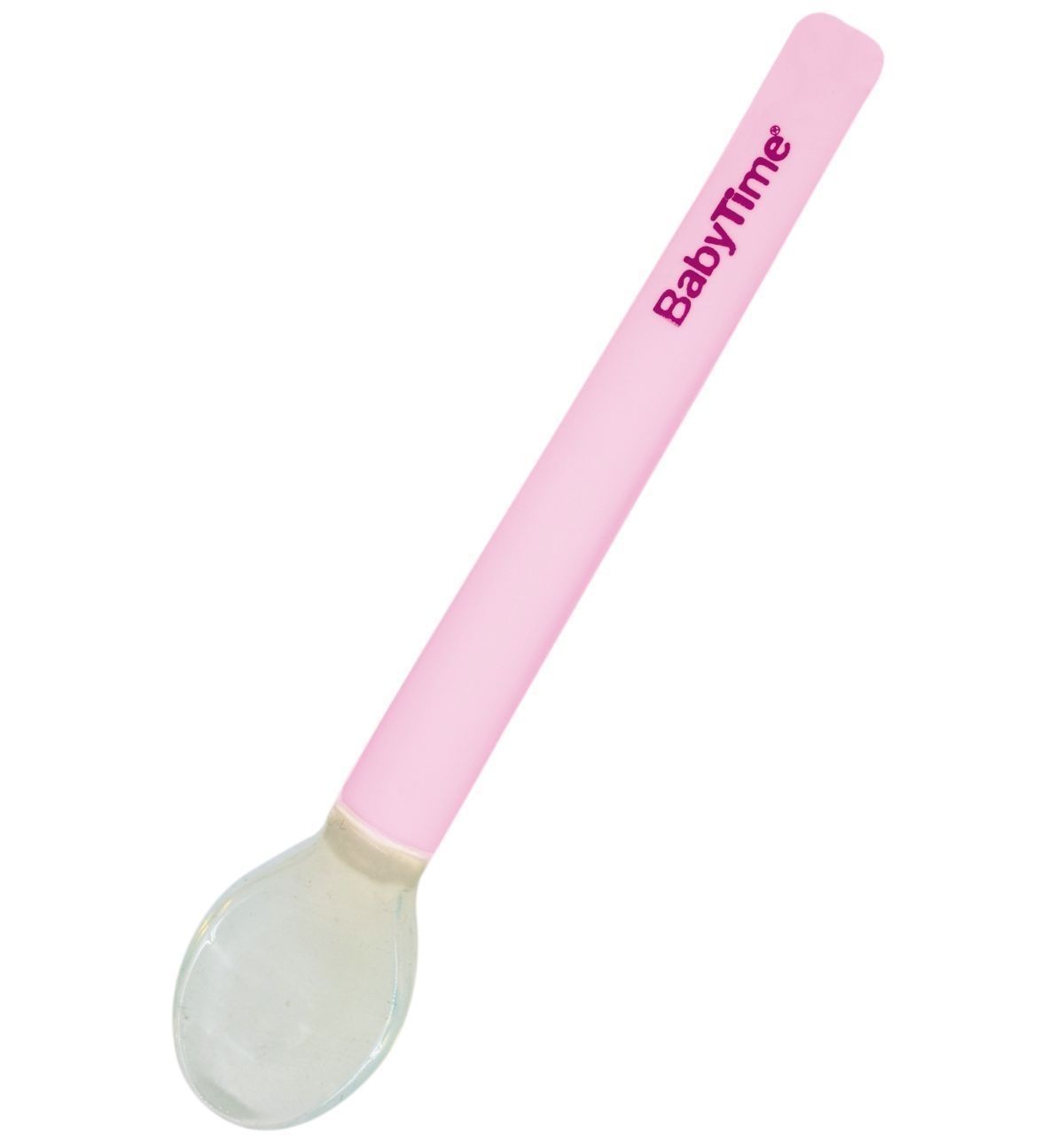 BabyTime BT112 Silikon Kaşık (1Li) - Pembe