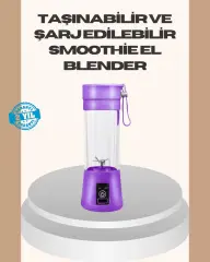 Mini Taşınabilir Blender 380ml Usb Şarjlı Detoks Smoothie Hazırlayıcı