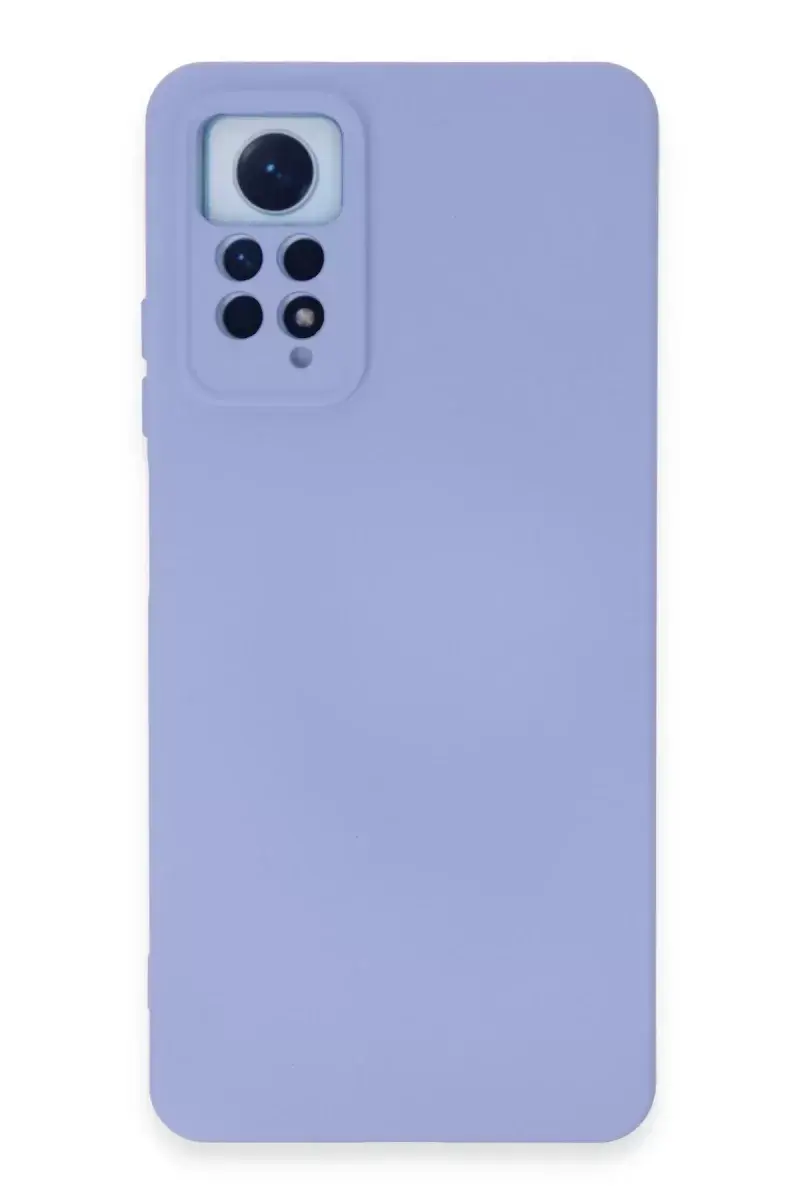 Newface Xiaomi Redmi Note 12 Pro 4g Kılıf Nano İçi Kadife Silikon - Lila