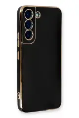 Newface Samsung Galaxy S21 Fe Kılıf Volet Silikon - Siyah