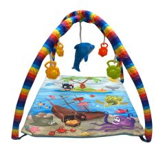 Aybaby Funny Oyuncaklı Bebek Oyun Halısı 80x70 Cm - Korsan