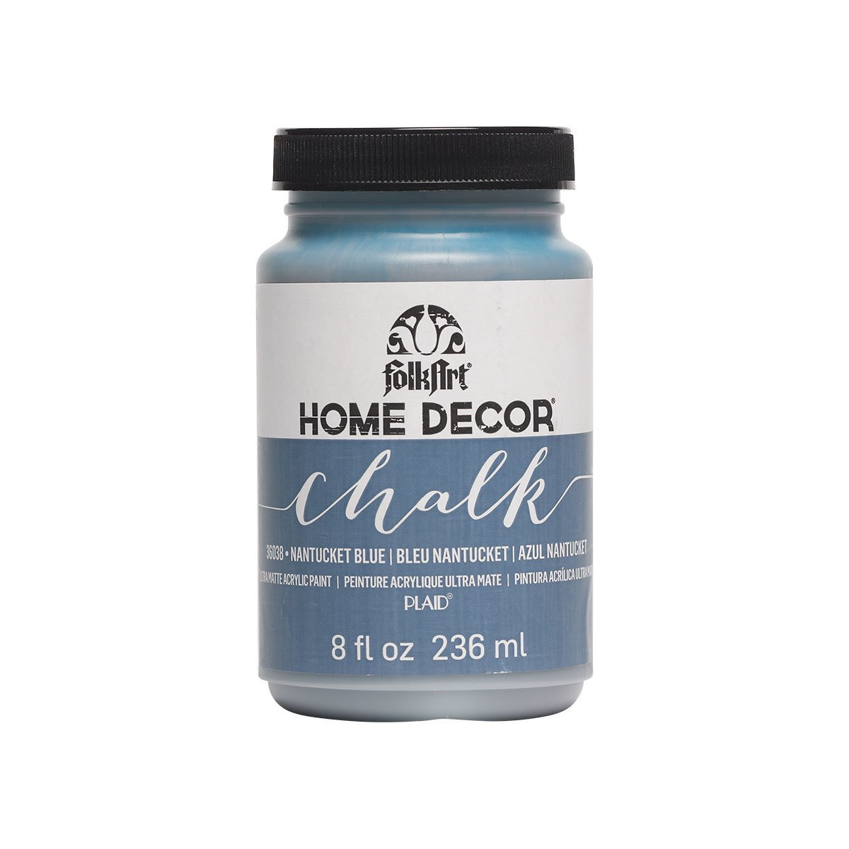 Folkart Chalk - Home Decor 236ml Nantucket Blue