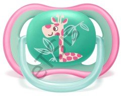 Philips Avent Ultra Air Karanlıkta Parlayan 2li Desenli Gece Emziği +18 Ay - Kız