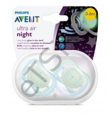 Philips Avent Ultra Air Night Karanlıkta Parlar Gece Emziği 0-6 ay Erkek