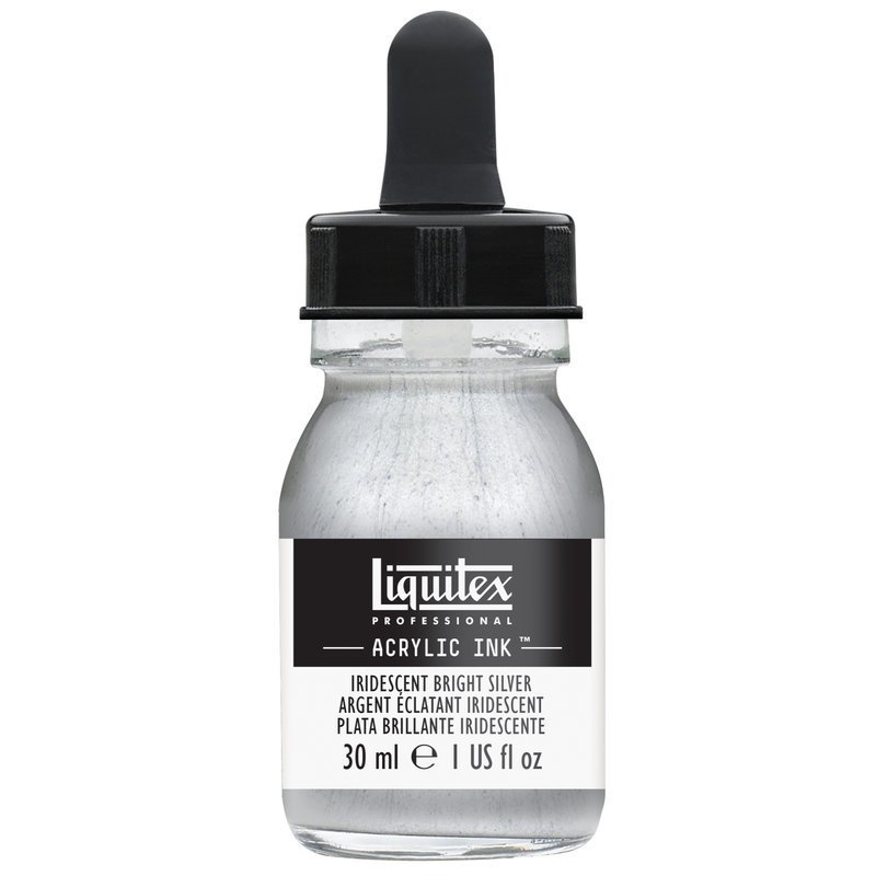 Akrilik Mürekkep 30ml - Iridescent Silver