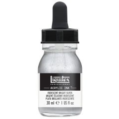 Akrilik Mürekkep 30ml - Iridescent Silver