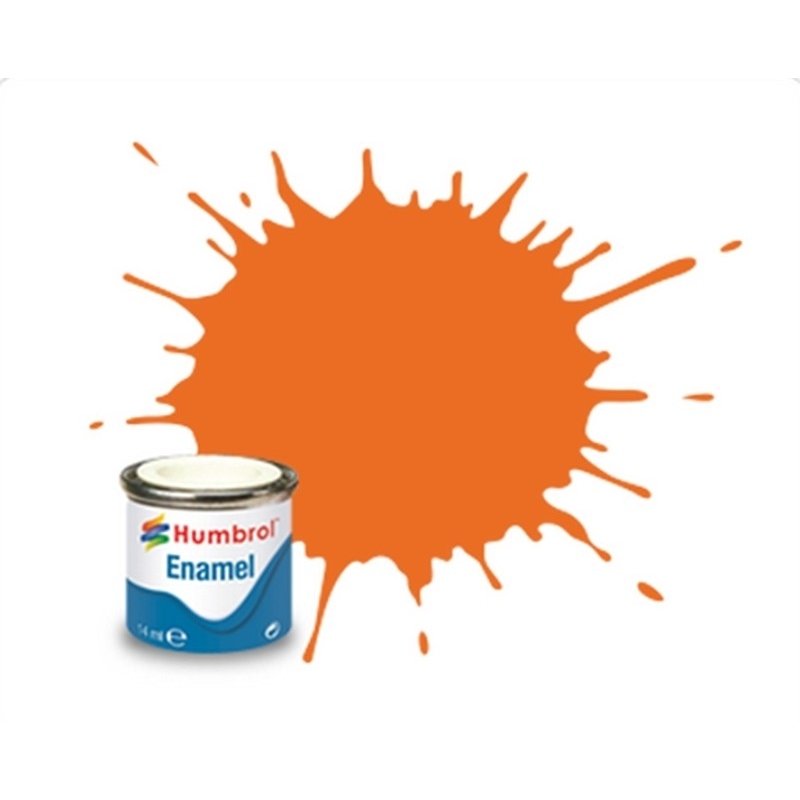 Enamel Maket Boyası - Orange Gloss - 14ml - N:18