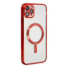 İphone 11 Pro Max Kılıf Kross Magneticsafe Kapak - Kırmızı