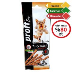 Proff Dog Kalsiyumlu Kuzu Etli Köpek Ödül Çubuğu (6 Sticks )