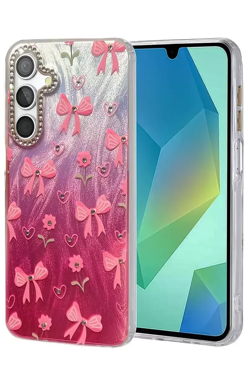 Newface Samsung Galaxy S25 Plus Kılıf Blade Aynalı Desenli Kapak - Desen 3
