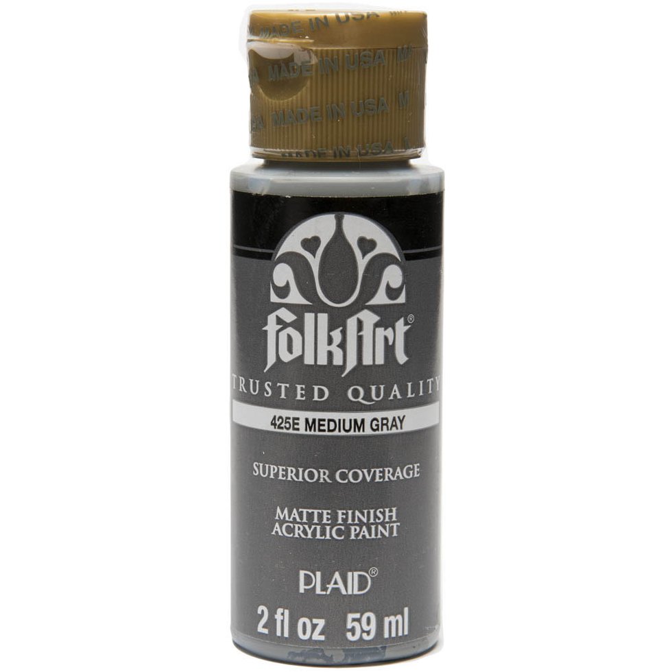 Folkart Akrilik Boya 59 ml - 425 Medium Gray