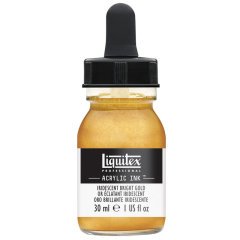 Akrilik Mürekkep 30ml - Iridescent Bright Gold