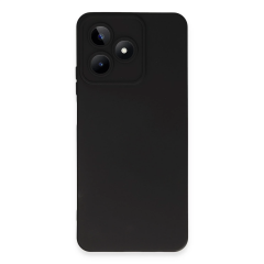 Realme C53 Kılıf Nano İçi Kadife Silikon - Siyah