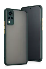 Newface Vivo Y53s Kılıf Montreal Silikon Kapak - Yeşil