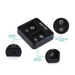 Beston M7005 Siyah 2 X 9 Volt Pil Şarj Cihazı