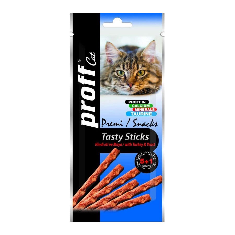 Proff Cat Hindi Etli Ve Mayalı Kedi Ödül Çubukları 6'lı Sticks