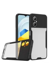 Newface Xiaomi Poco M5 Kılıf Platin Silikon - Siyah