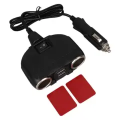 Olesson 1630 12-24v Çift Usb Girişli 120w 80cm Kablolu 2'lı Araç Çakmak Çoklayıcı