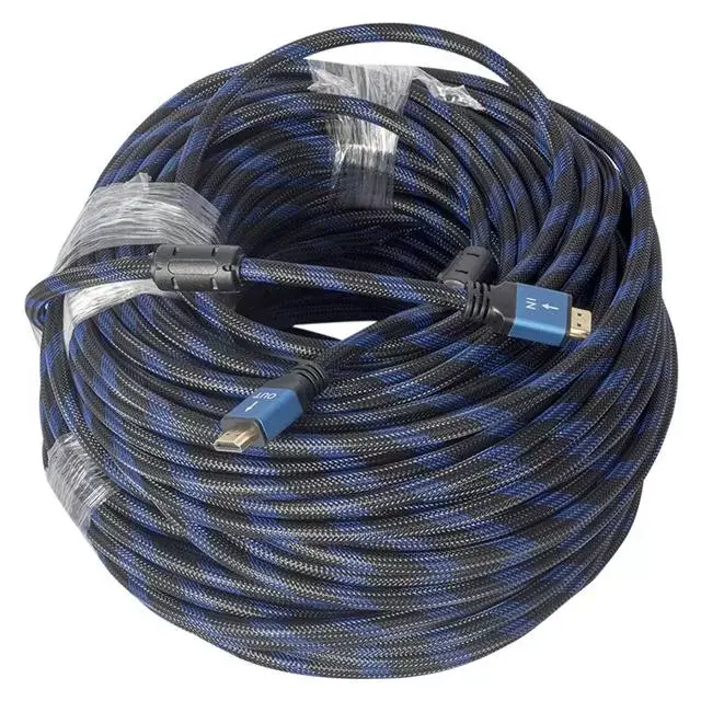 Powermaster Örgülü Çipsetli + Çift Filtreli 40 Metre Hdmı Kablo