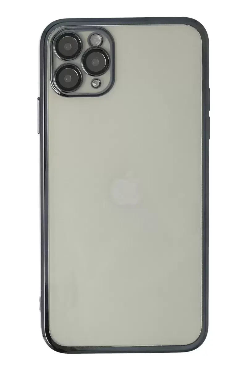Newface İphone 11 Pro Kılıf Razer Lensli Silikon - Siyah