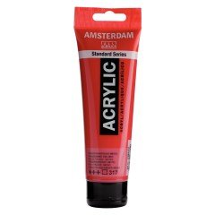 Akrilik Boya 120ml. N:317 Transparent Red Medium
