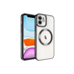 İphone 12 Kılıf Kross Magneticsafe Kapak - Siyah