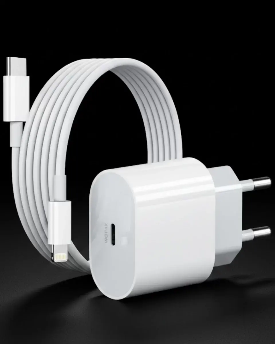 İphone 14 13 12 11 Uyumlu 20w Hızlı Şarj Adaptörü Lightning Kablo Seti
