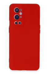 Newface One Plus 9 Pro Kılıf Nano İçi Kadife Silikon - Kırmızı