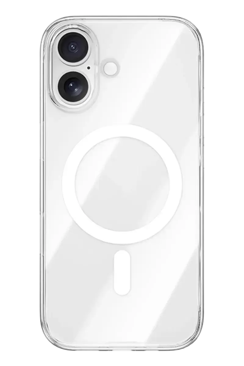 Newface Apple İphone 17 Kılıf Pc Real Magsafe Kapak - Şeffaf