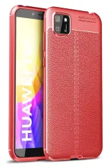 Newface Huawei Y5p Kılıf Auto Focus Kapak - Kırmızı